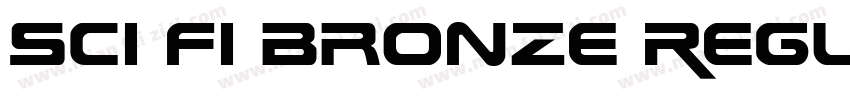 Sci Fi Bronze Regular字体转换